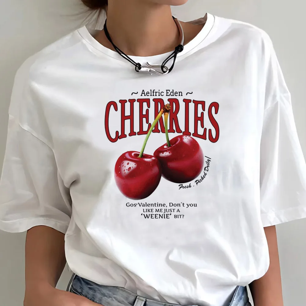 Cherry tshirt teen Pop Culture Graphic kawaii Grunge t shirt harajuku women University Colorful