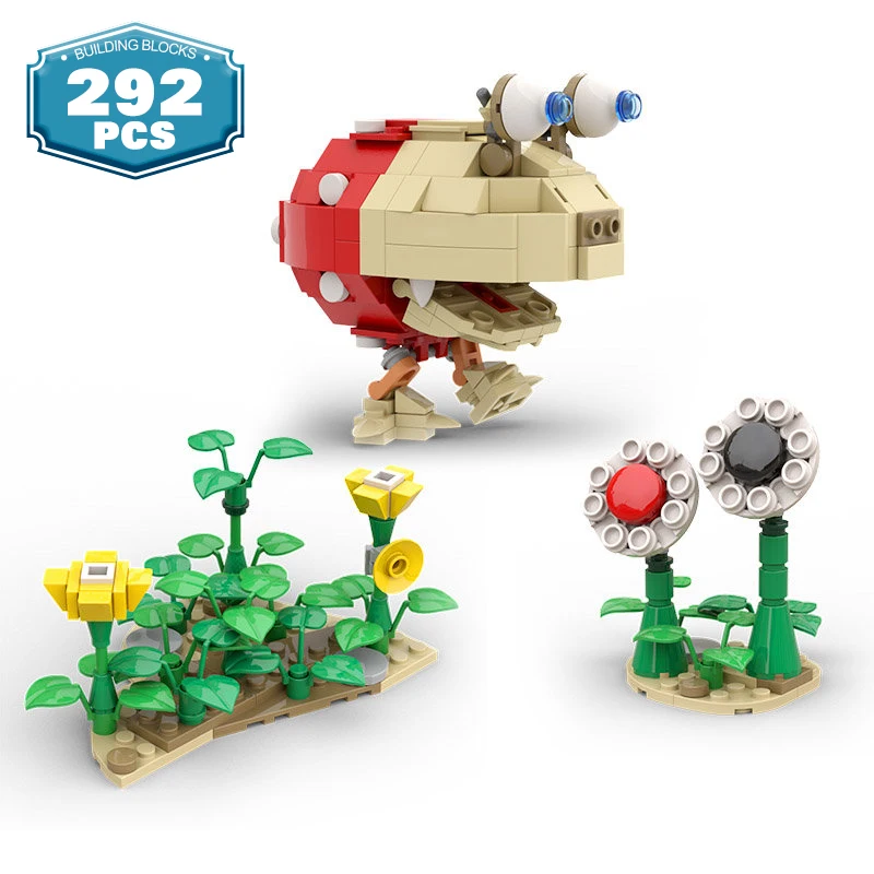 

Garno Pikmins игра серии Bulborb Encounter экшн-фигурки Moc-86877 строительные блоки модели игрушки для мальчиков детские игрушки подарки