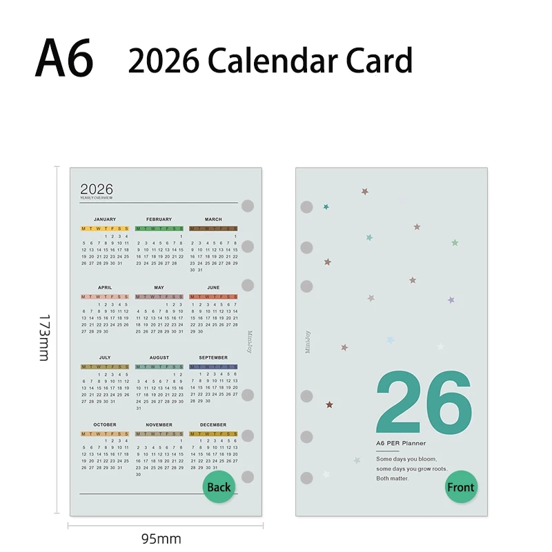 

Прозрачный календарный стикер 2025-2024