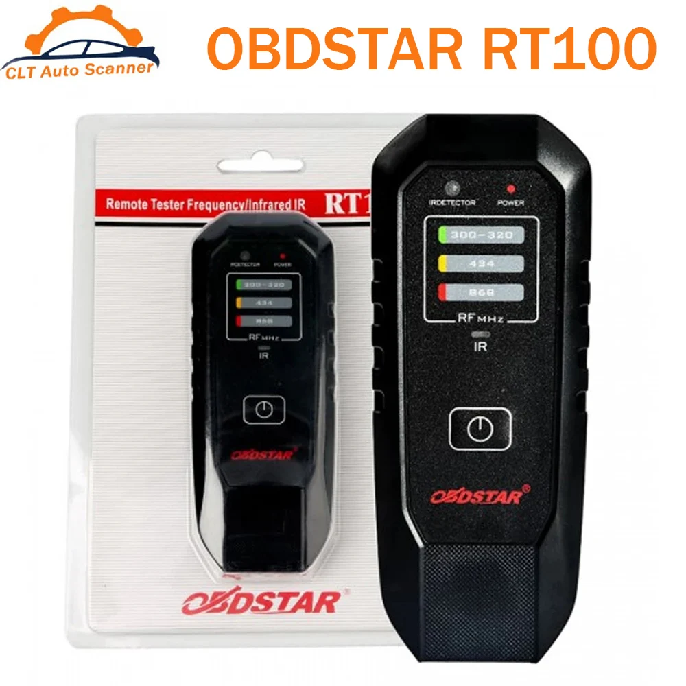 

Пульт дистанционного управления OBDSTAR RT100 RT 100, Инфракрасный тестер частоты (ИК) может определить частоту автомобильного пульта дистанционно...