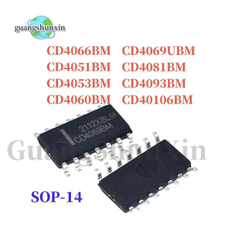 10 шт. CD4066BM CD4066 SOP-14 CD4053BM CD4051BM CD4060BM CD4069UBM CD4081BM CD4093BM CD40106BM CD4069BM CD4051 CD4053 CD4060