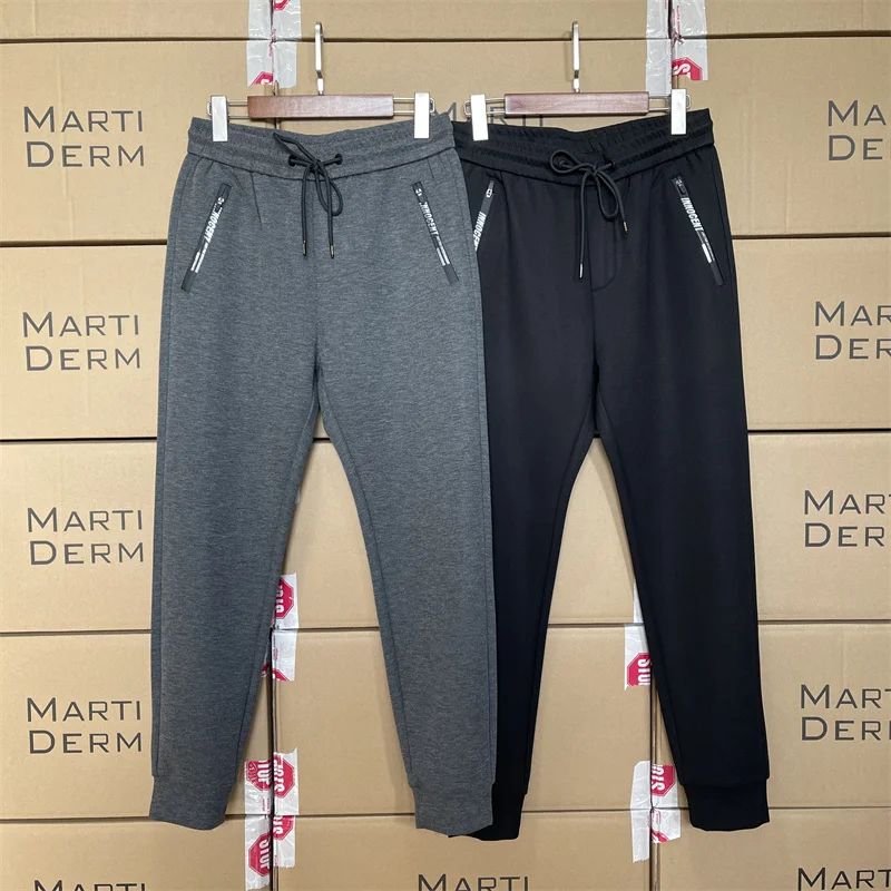 

Мужские модные спортивные брюки с карманами на молнии, спортивные штаны, мужские термальные походные брюки, Теплые повседневные брюки, Джог...