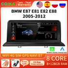 Беспроводное Carplay Android 10 стерео автомобильное головное устройство радио для BMW E81 E82 E87 E88 WIFI SIM сенсорный экран GPS навигация Мультимедиа 8 ядер