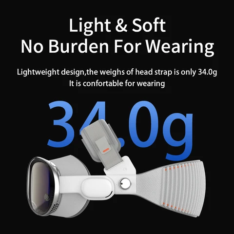 Для повязок на голову Vision Pro, удобный регулируемый ремешок на голову, уменьшает распределение давления на голову, декомпрессионная повязка на голову, аксессуары
