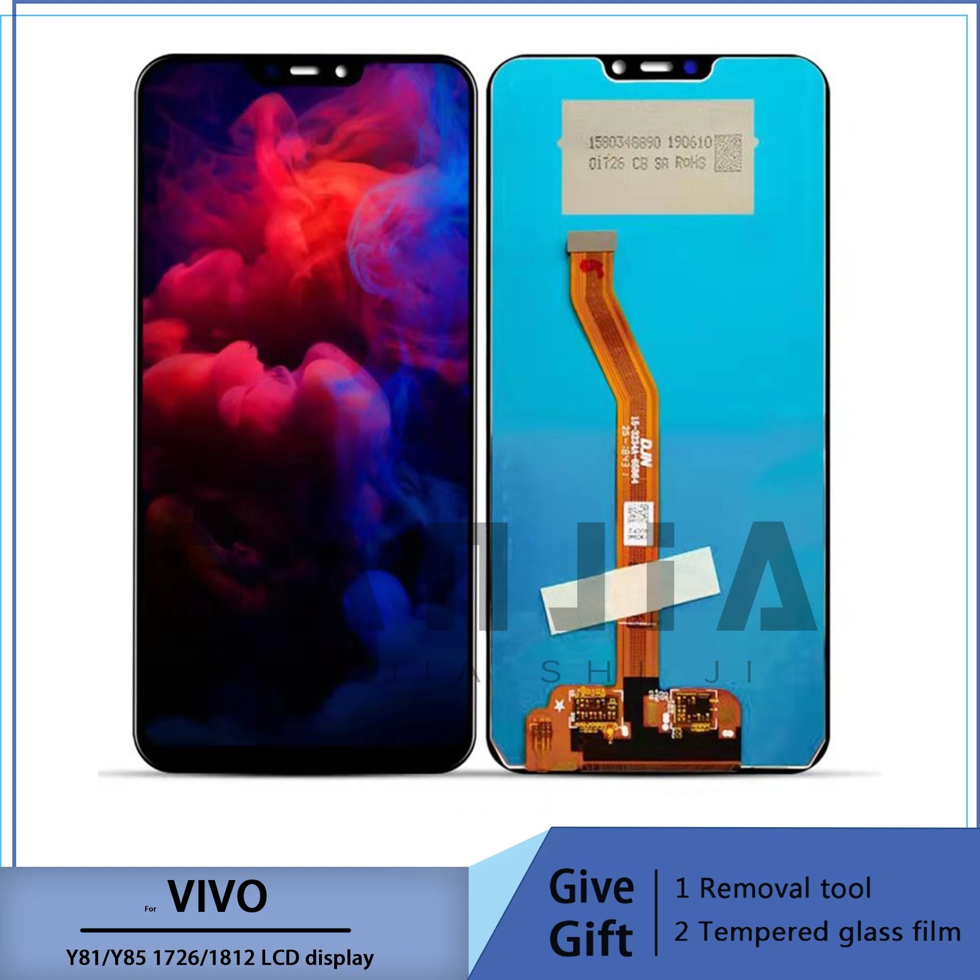 Оригинальный ЖК-дисплей для vivo y81/y85/y83, цифровой дисплей, сборка для 6,22 дюймового vivo y81i/1812/v1732 с quadro