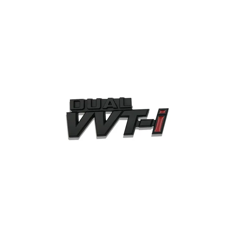 3D металлический сплав двойной логотип VVT-i VVTi хромированный значок на боковой