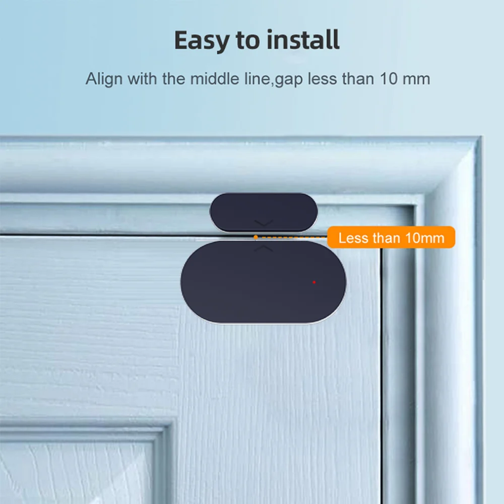 Датчик двери и окна Tuya Zigbee охранная сигнализация автоматизация умного дома