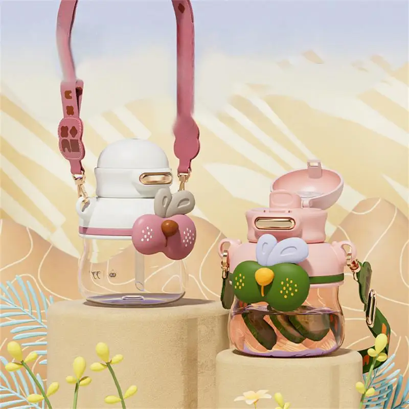 

Белая уличная чашка для фитнеса, съемная детская чашка для воды, домашняя посуда, Спортивная бутылка для двойного напитка, желтая бутылка для воды