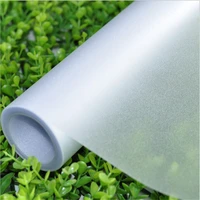 matte frosted window film privacy sun blocking self adhesive window covering opaque vinyl glass film for bathroom office