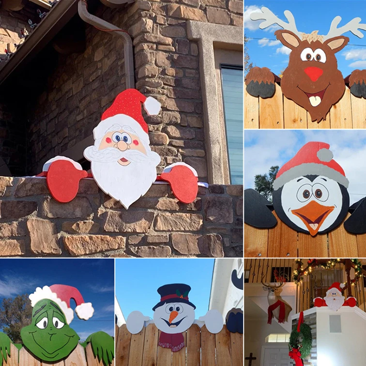 

Рождественское Очаровательное украшение с изображением Санта-Клауса, оленя