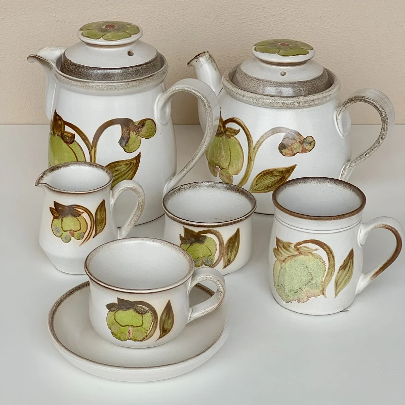 Средневековые кофейные чашки и тарелки искусственные походные