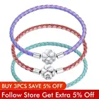 Женский браслет на удачу из серебра 925 пробы, два цвета