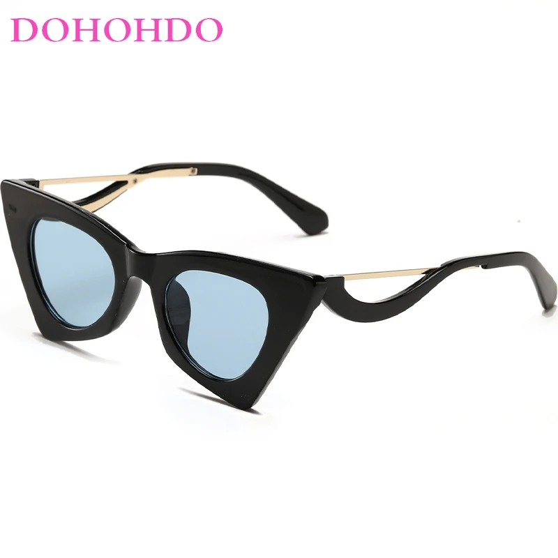 DOHOHDO треугольные солнцезащитные очки кошачий глаз Seay для мужчин 2024 брендовые