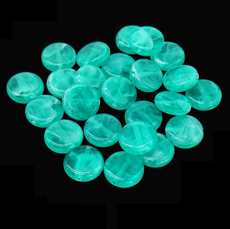 20 шт./лот 15 мм продолговатые бусины из искусственного камня для изготовления