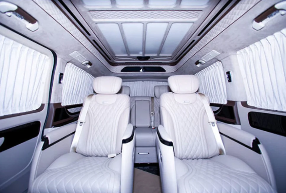 Фото Цветные солнцезащитные шторки на окна W447 класса люкс для V-Class Vito W447 V260 V250 V220d Metris MPV Van №5