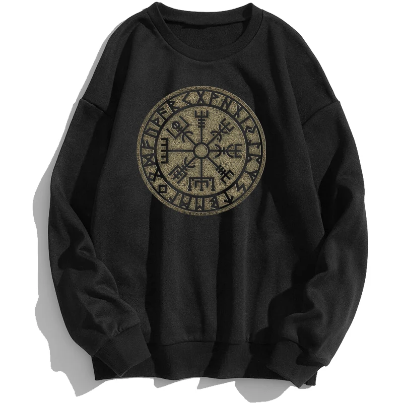 

Vikings Ragnar Lothbrok Odin Valhalla Sweatshirts Men Hoodie Hoodies Sweatshirt Trapstar Crewneck Spring Autumn Pullovers Jumper