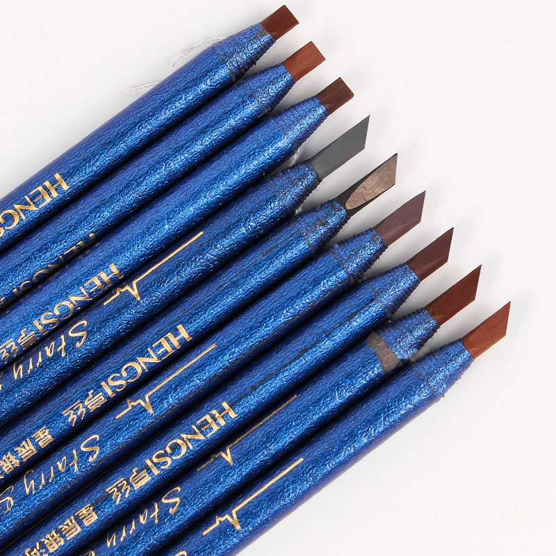 

1PC Eyebrow Pencil Waterproof Eyebrow Pen Tint Tattoo Eyebrows Makeup Cosmetics Natural Long Lasting Waterproof Eye Brow Pencil