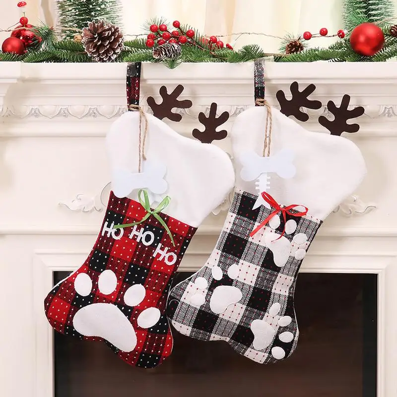 Рождественские чулки сумки рождественские носки с героями мультфильмов