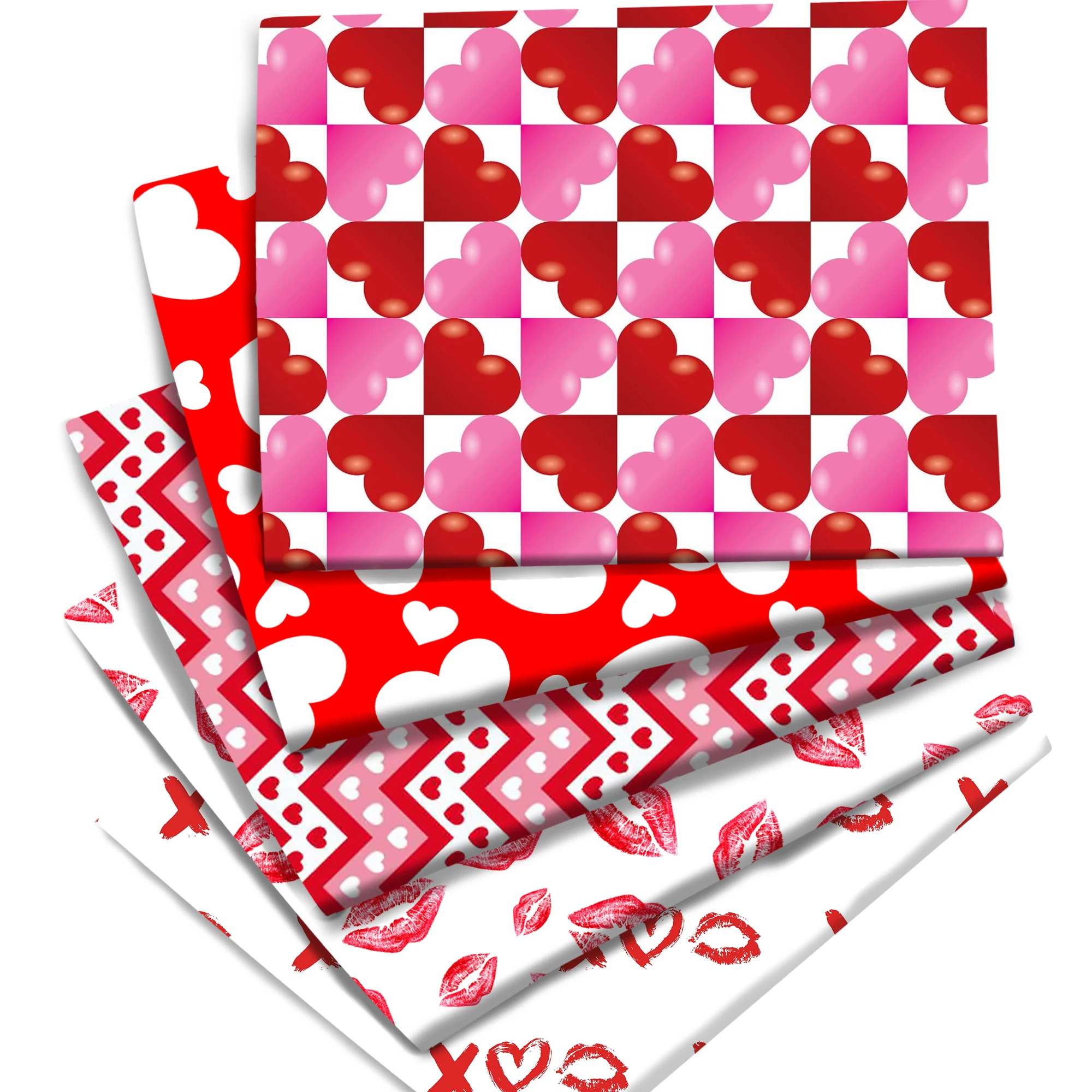 Бесплатная доставка День Святого Валентина сердечки любовь чистый/полиэстер