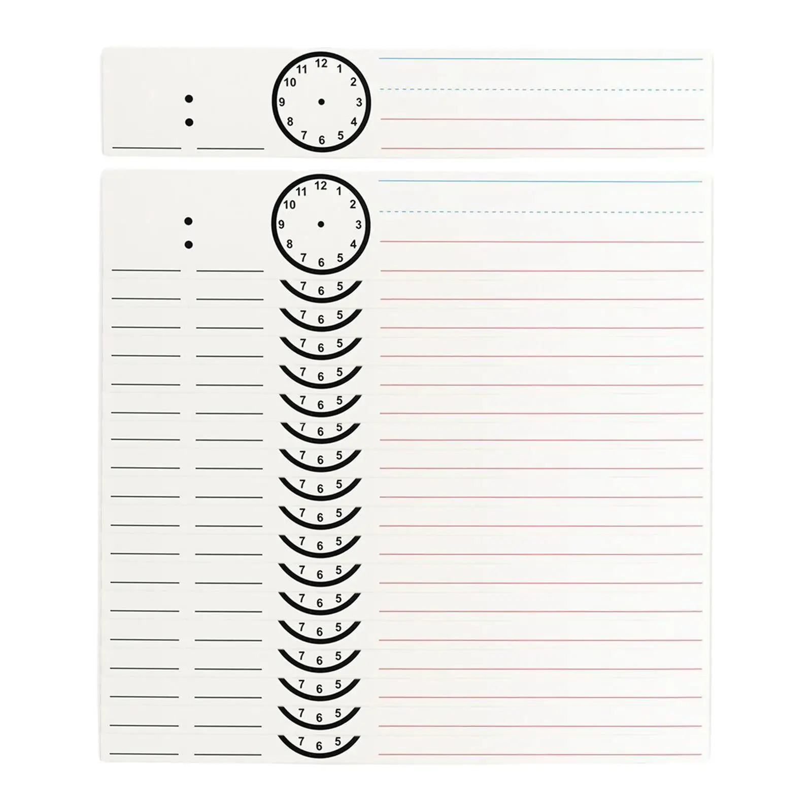 

20 Pieces Erase Card for Teaching Supplies Learning Material Classroom