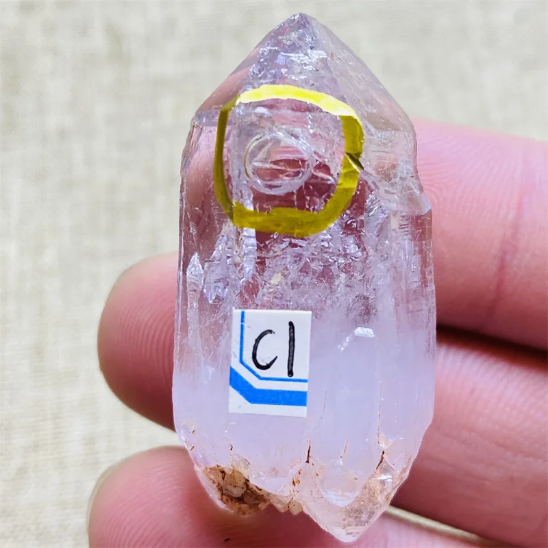 

AAAAA+ Natural Colombian Cruz Crystal Wand Point Healing Enhydros Holiday Gift