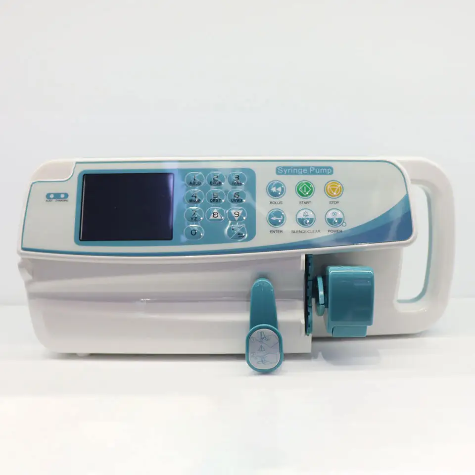 

Practical Veterinary Medical Equipment 600ml/h animal use vet Infusion syringe pump