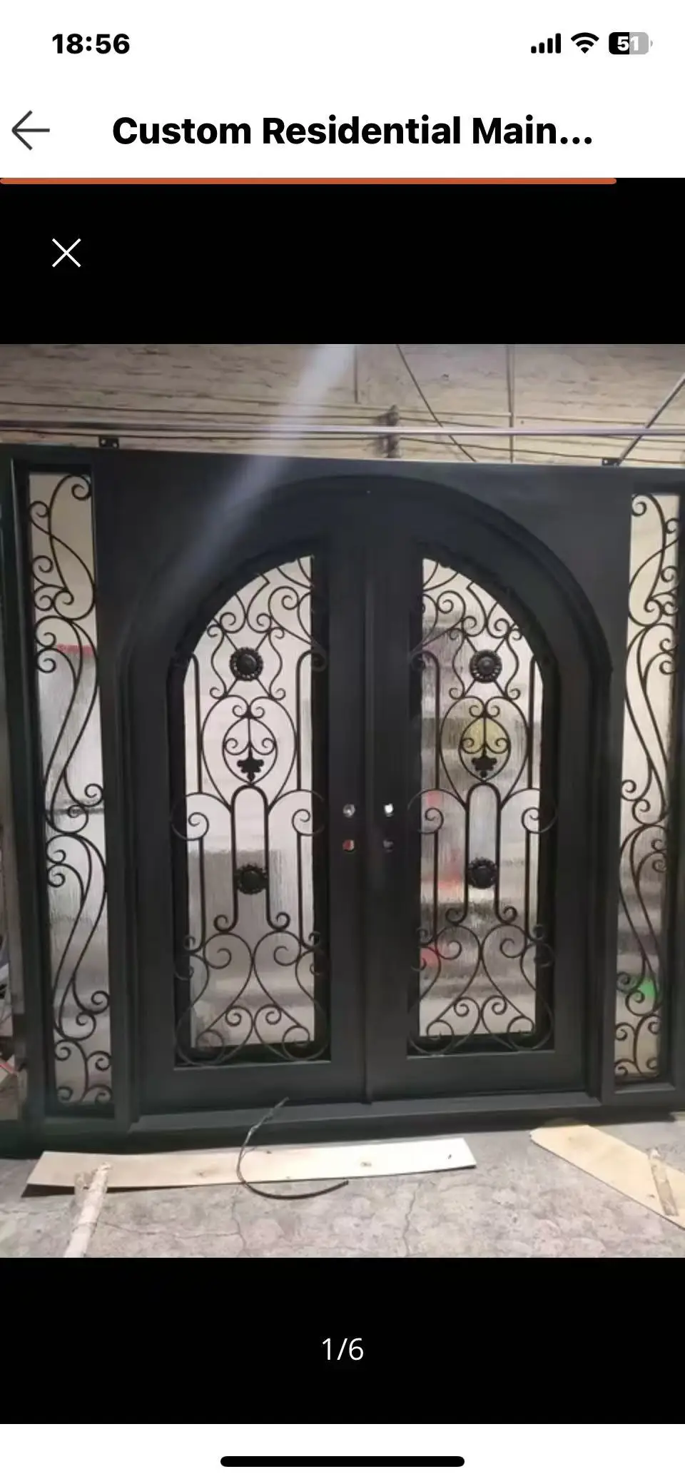 Изготовленные на заказ жилые основные передние входные металлические защитные