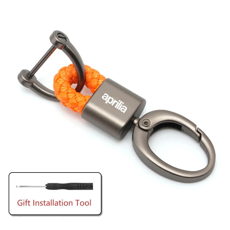 

Для Aprilia RSV4 RS660 RS4 RS125 Tuono V4 APR GPR150 GPR125 GPR250 Аксессуары для мотоцикла плетеная веревка брелок металлический брелок
