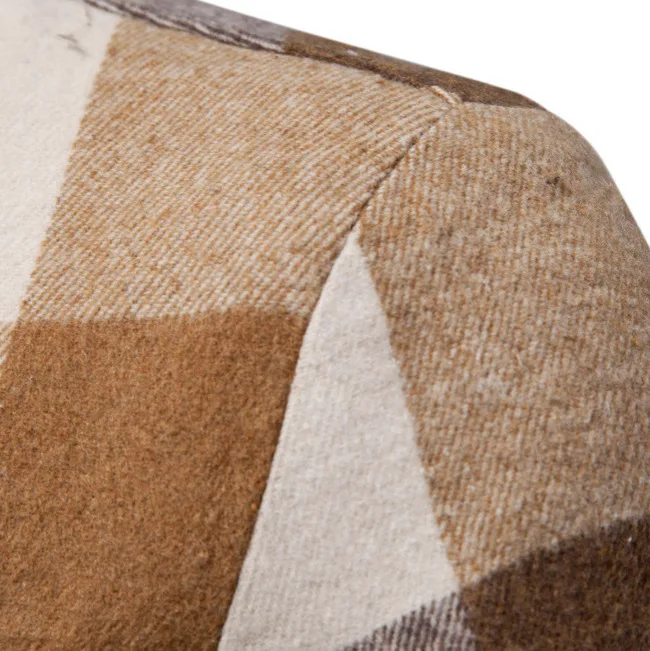 Мужская зимняя теплая клетчатая куртка на флисовой подкладке толстое