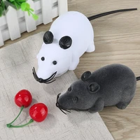 electronic artificial mouse 8 colors cat toys remote control wireless rc simulation mouse toy rat mice toy kitten novelty toy