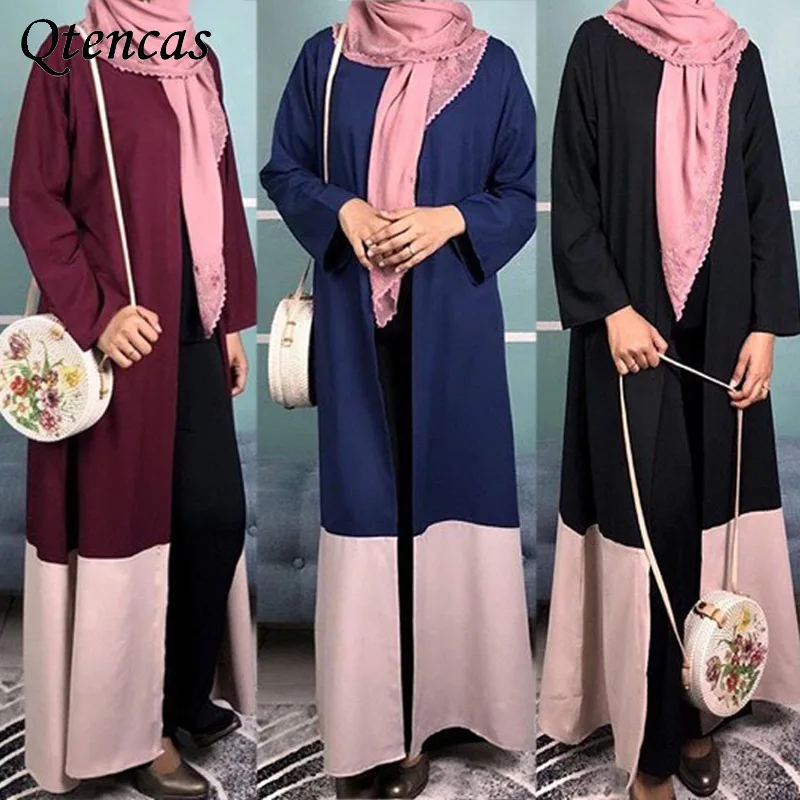 Открытый Abaya Дубай мусульманский хиджаб Африканское Платье женское марокканский кафтан арабский кардиган Исламская одежда модная мусульм...