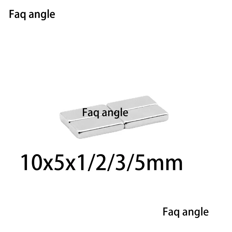 

Iman Neodimio Aimant Puissant 10x5x1/2/3/5mm Block NdFeB Block Super Powerful Strong Permanent Magnetic Imanes Neodymium Magnets