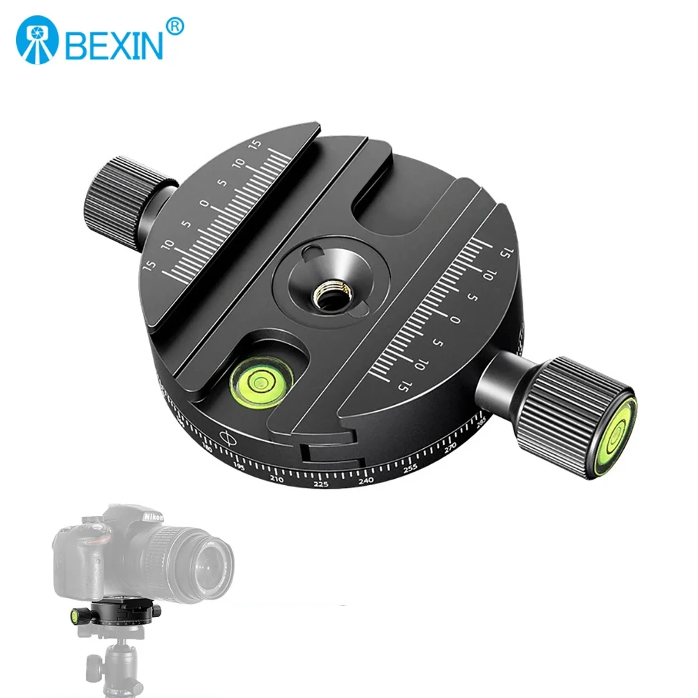 Головка штатива BEXIN QJ-08 для DSLR-камеры панорамный быстроразъемный зажим с
