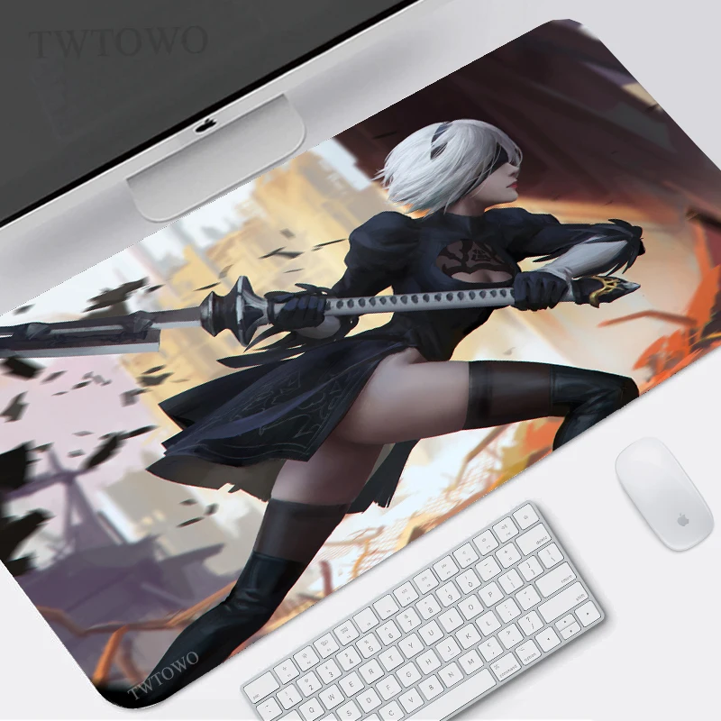 Игровой коврик для мыши Nier Automata 2b пикантный XL компьютера новый домашний под заказ