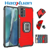 haoxuan shockproof magnetic ring protection cover for samsung note 20 20ultra 5g armor bracket phone case for galaxy s20fe s21fe