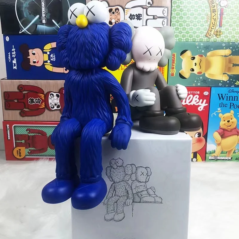 

Kawed XX Eyes Figure Companion PVC Doll Toys Sesame Street BFF Statue Desktop Ornament Valentine's Day Gift Fashion Home Decor