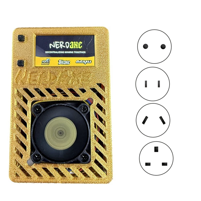 Nerdaxe Miner с дисплеем Nerdminer 500Gh/S S19XP BM1366 ASIC Bitcoin Micro Лотерейный майнер