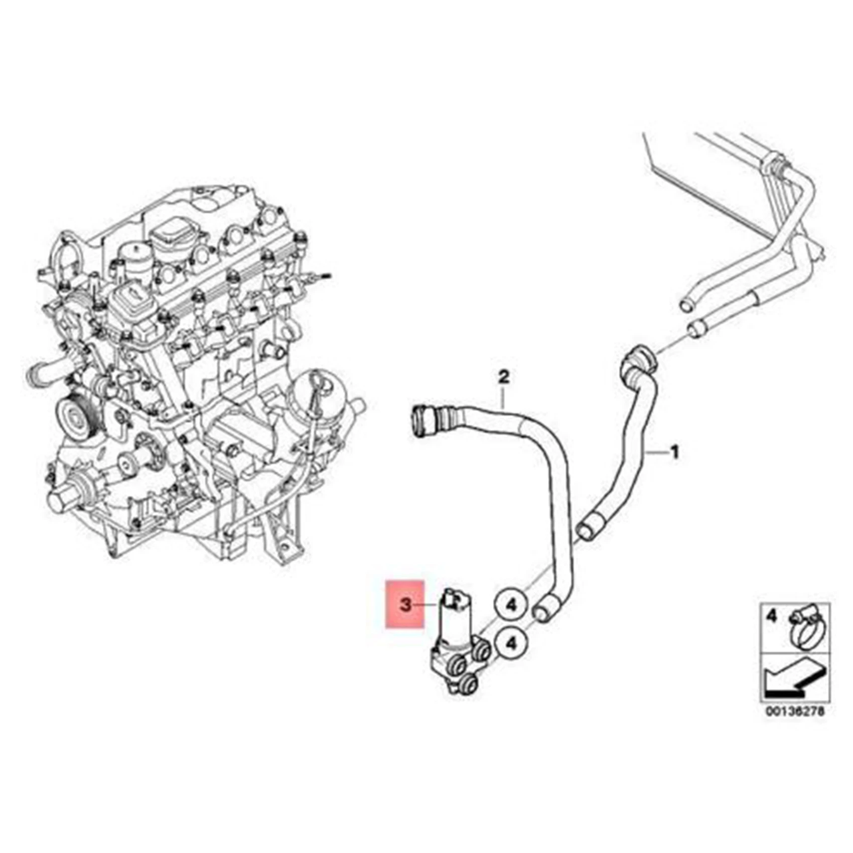 Управляющий клапан для кондиционирования воздуха BMW 3 E90 E91 E92 E93 2.0D 64118369806