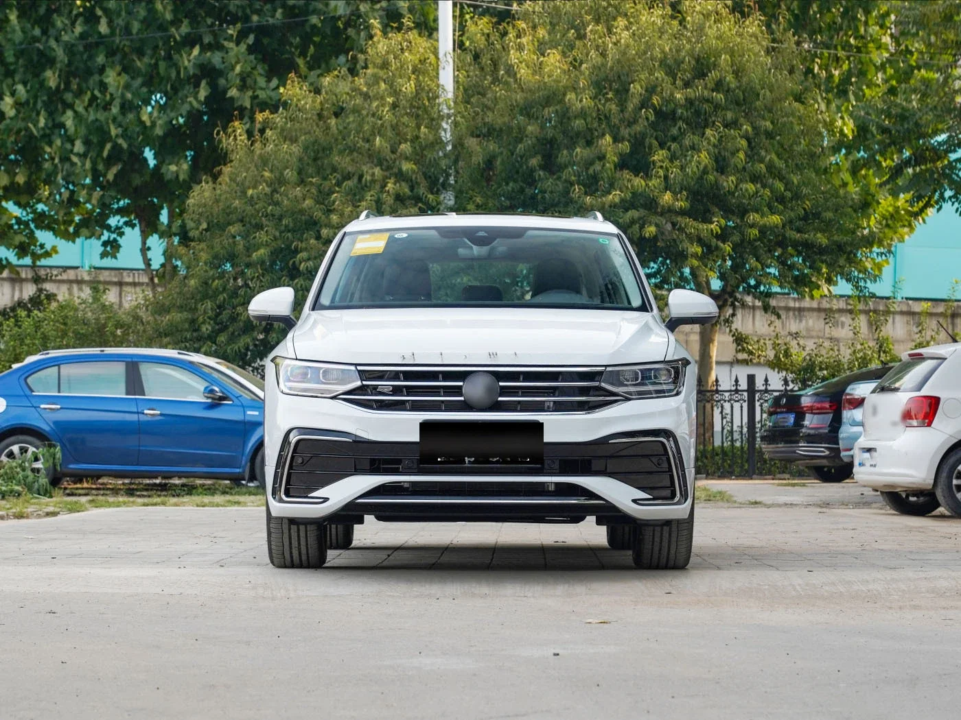 Обвесы BOCH для VW Tiguan Upgrade 2023 R-line старые новых автомобильных бамперов передний