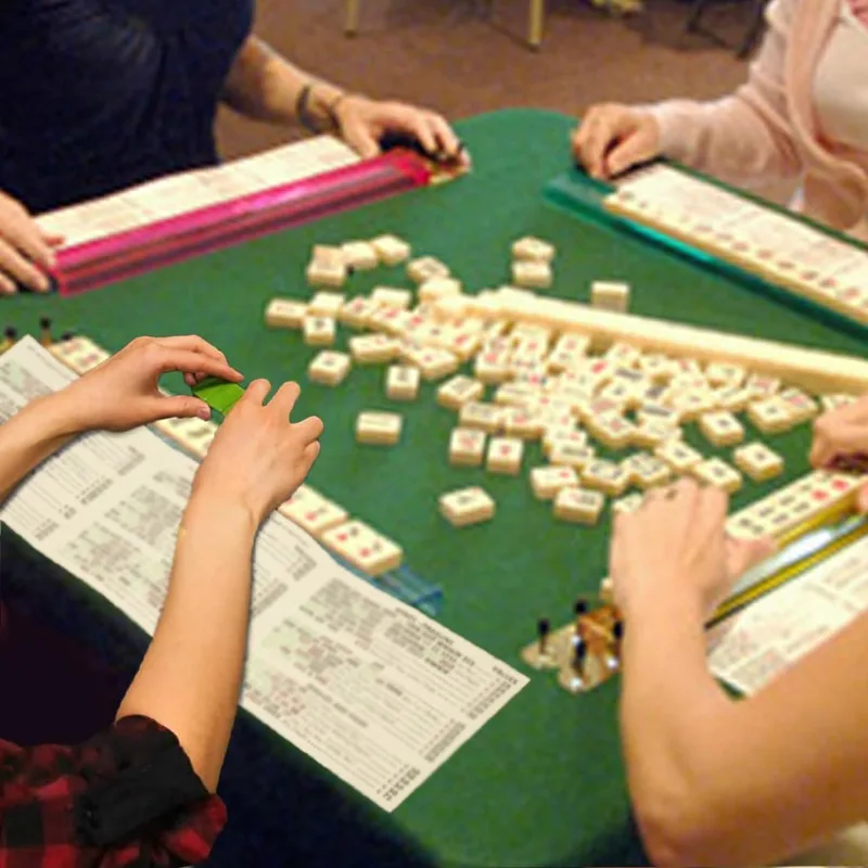 4/1 шт. Национальная карта большого размера Mah Jongg 2024 — карты MahJongg официальные