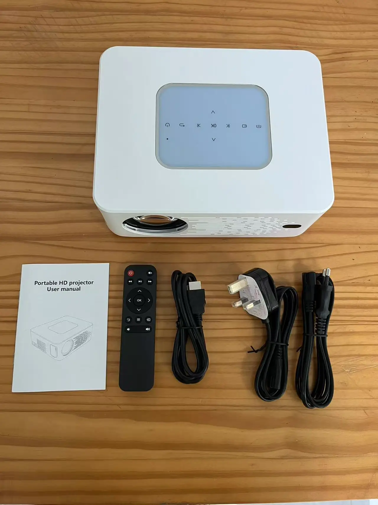 Портативный проектор 4K Full HD 1080P Android светодиодный видео домашний кинотеатр BT5.1 Wi-Fi проектор для мобильного телефона (art.: 3920cf4f404ae) - 3920cf4f404ae