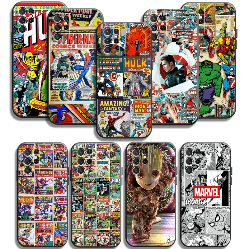 

Avengers Marvel Phone Cases For Samsung Galaxy A51 4G A51 5G A71 4G A71 5G A52 4G A52 5G A72 4G A72 5G Cases Funda Soft TPU