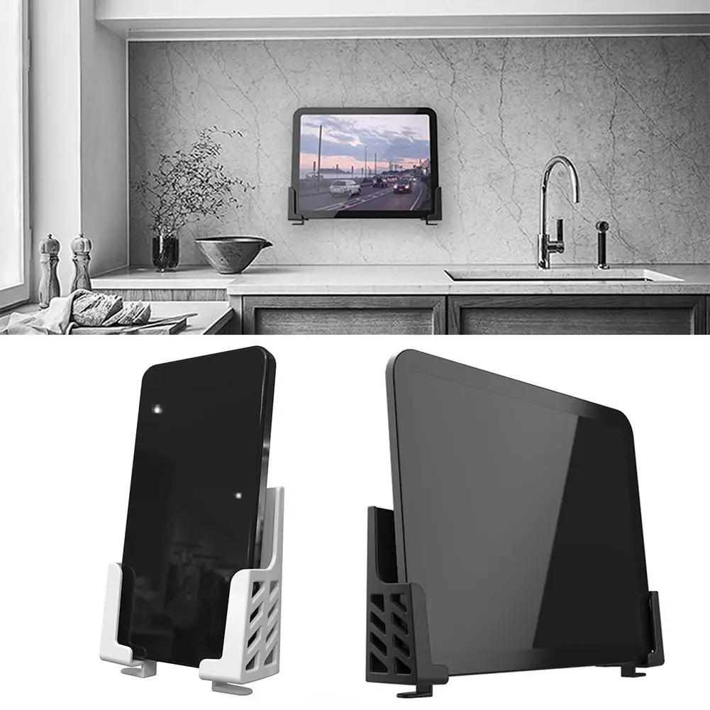 

Wall Mount Bracket Dual Card Slot Mobile Phone Holder Left Right Angle Adjustable Back For Tablet Pc