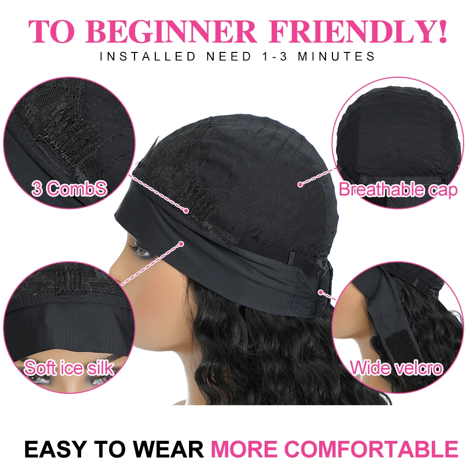 Парик для чернокожих женщин с длинными волнистыми волосами синтетический