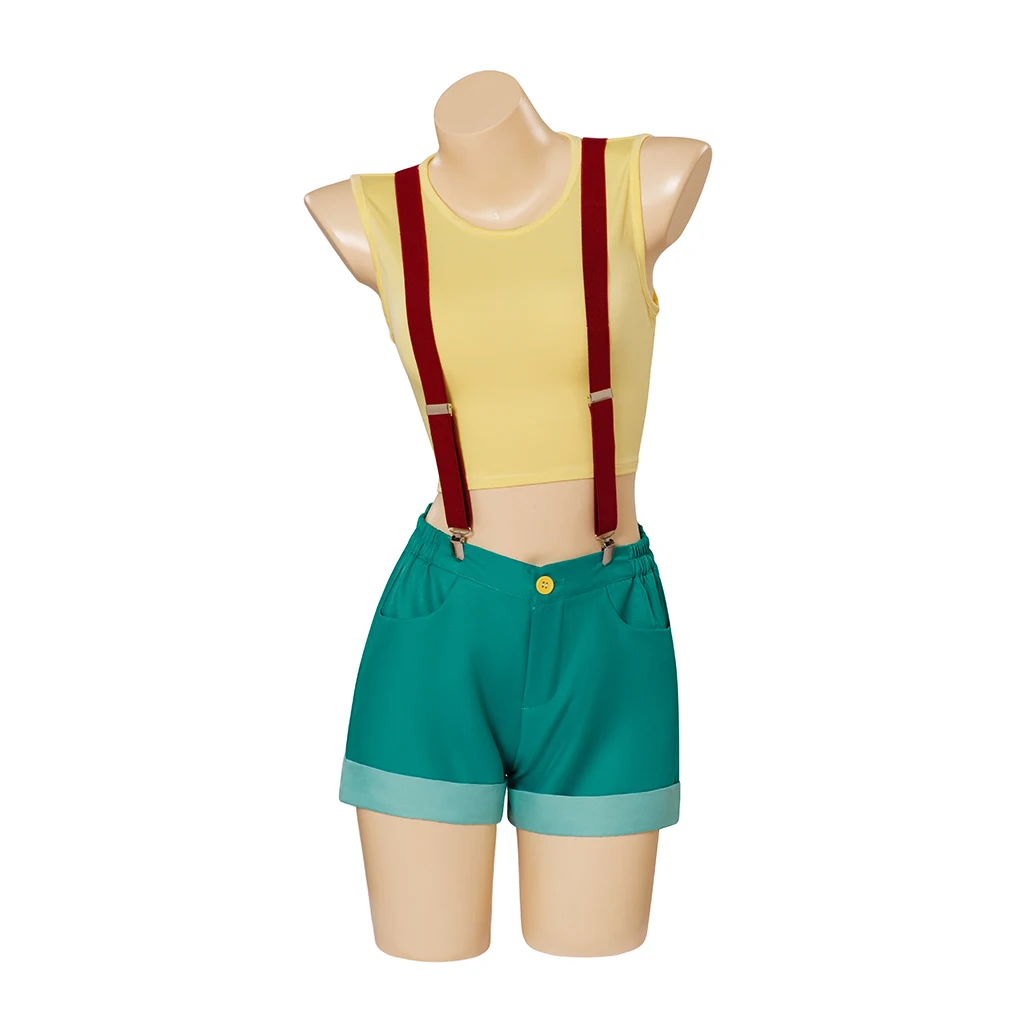 Костюм для косплея аниме женщин и девушек жилет комбинезон шорты костюмы на