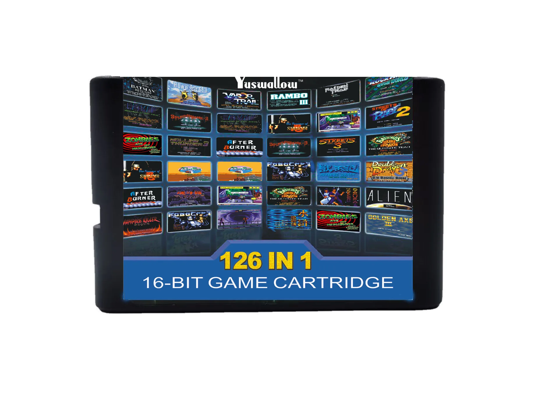 

Memory cards for video game machines for Megadrive Genesis consoles 126 in 1game caridge for sega consoles