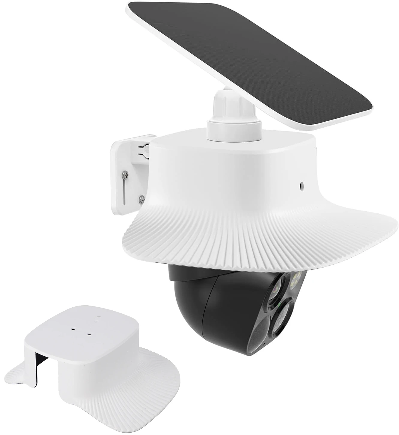 Фото Чехол от солнца и дождя для eufy Security SoloCam S340 — защитный козырек от атмосферных воздействий, устойчивый к ультрафиолетовому излучению, непромокаемый, пыленепроницаемый №1