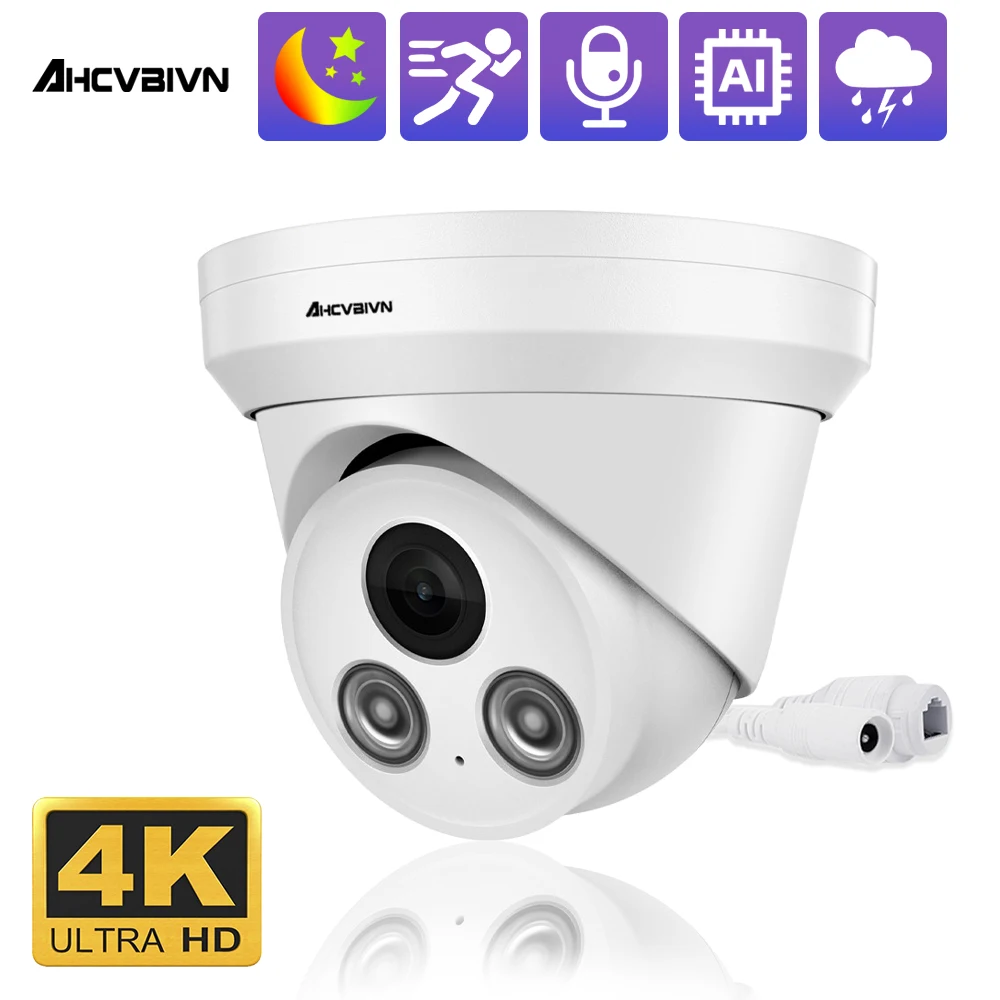 

Камера видеонаблюдения Vu IP, 8 Мп, со встроенным микрофоном, 4K