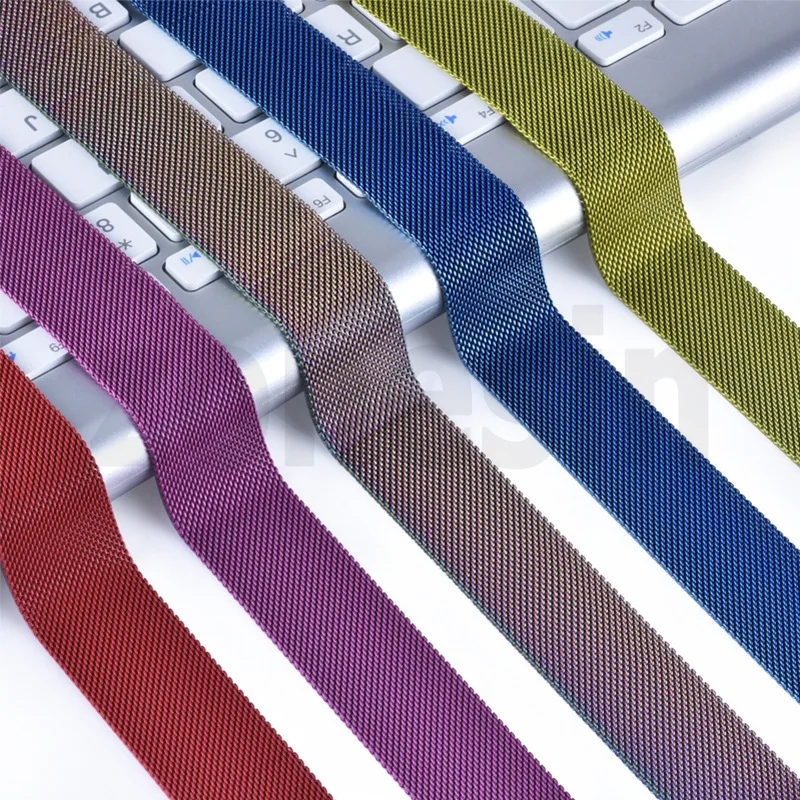

Milanese Strap For Apple watch band 45mm 44mm Ultra 2 49mm Bracelet iwatch Series 9 7 8 6 SE 5 4 3 Metal Correa 38/40MM 42/41MM