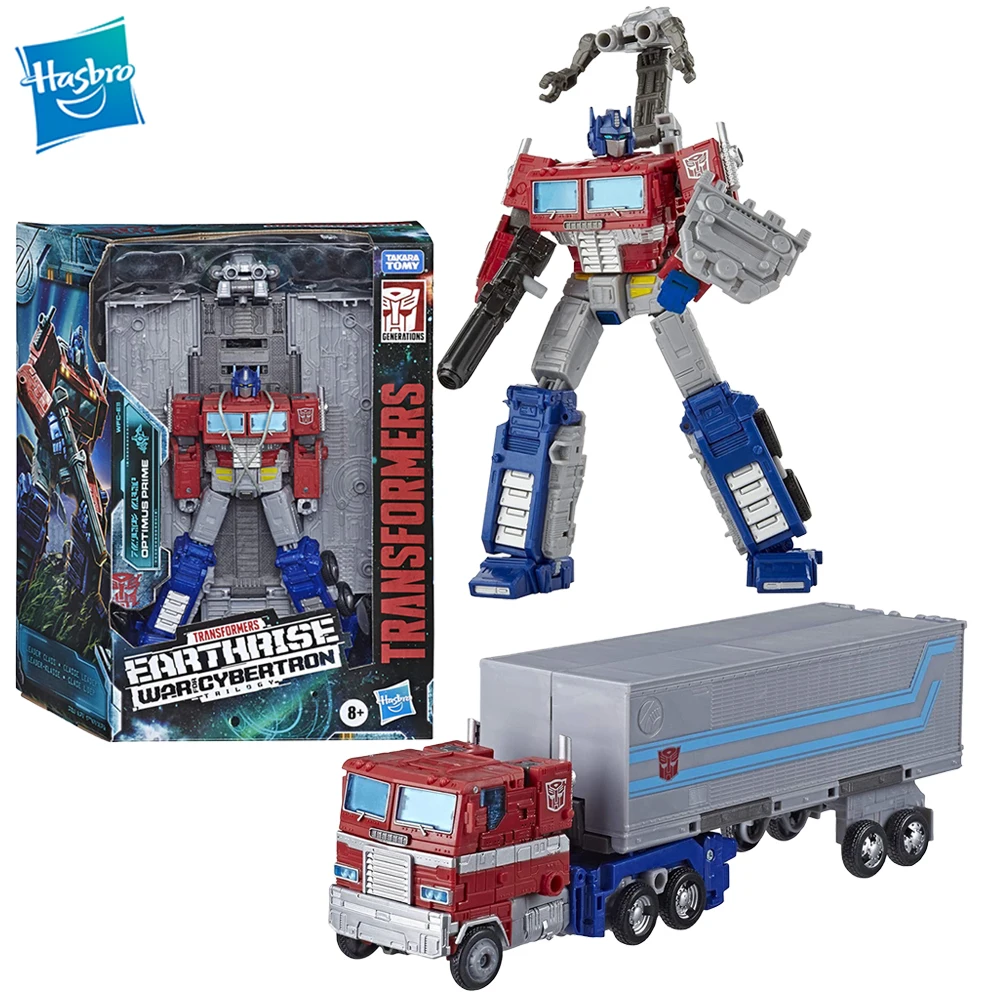 

[In Stock] Hasbro Transformers War for Cybertron Earthrise Leader WFC-E11 Optimus Prime Action Figure Collection Model Toy E7166